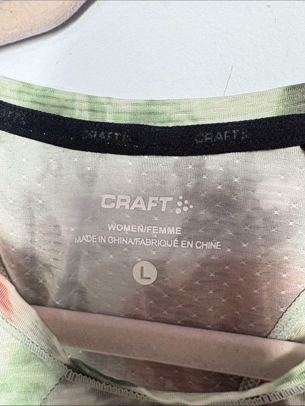 Craft Green and Red Abstract-Print Performance Tank - Picture 3 of 8